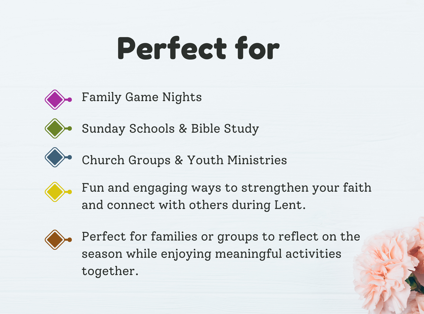 Set of 52 Printable Lent Bible Games | Christian Group/ Family Activities