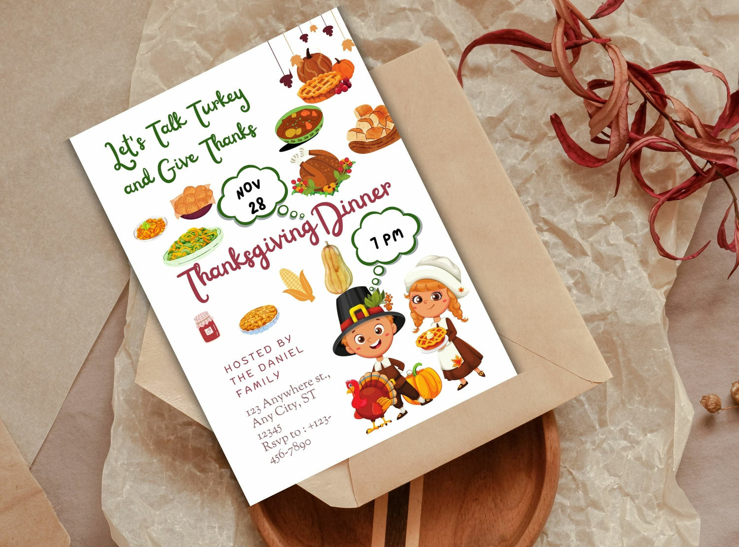 Thanksgiving Invitations