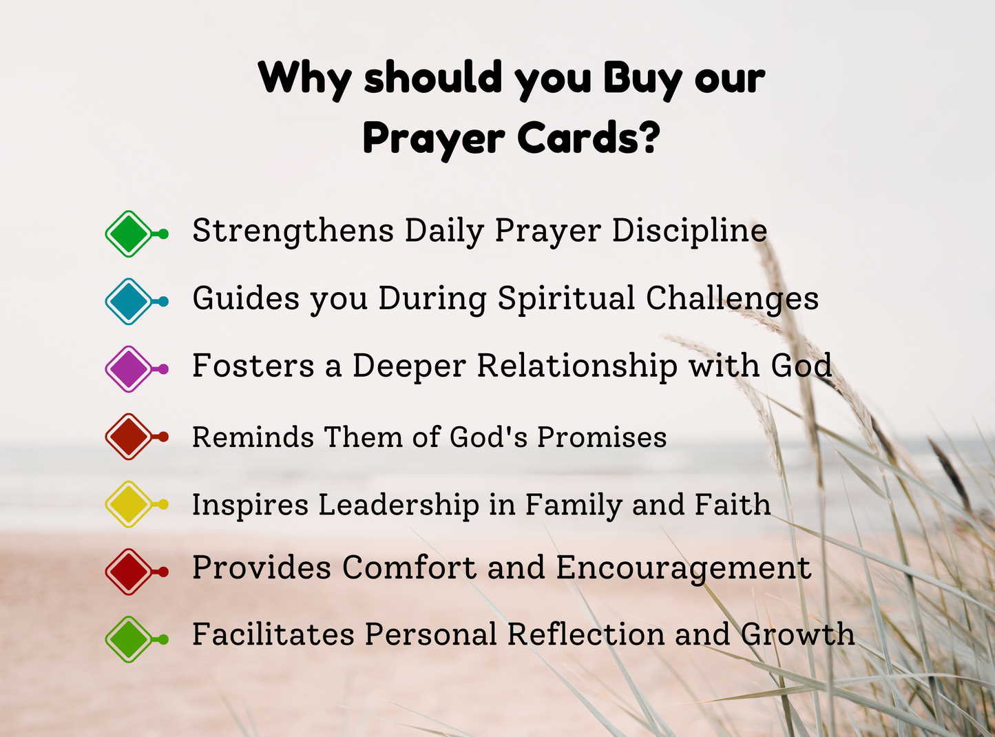 49 Christian prayer cards for men, featuring scripture-based prayers for daily strength, guidance, and spiritual reflection.