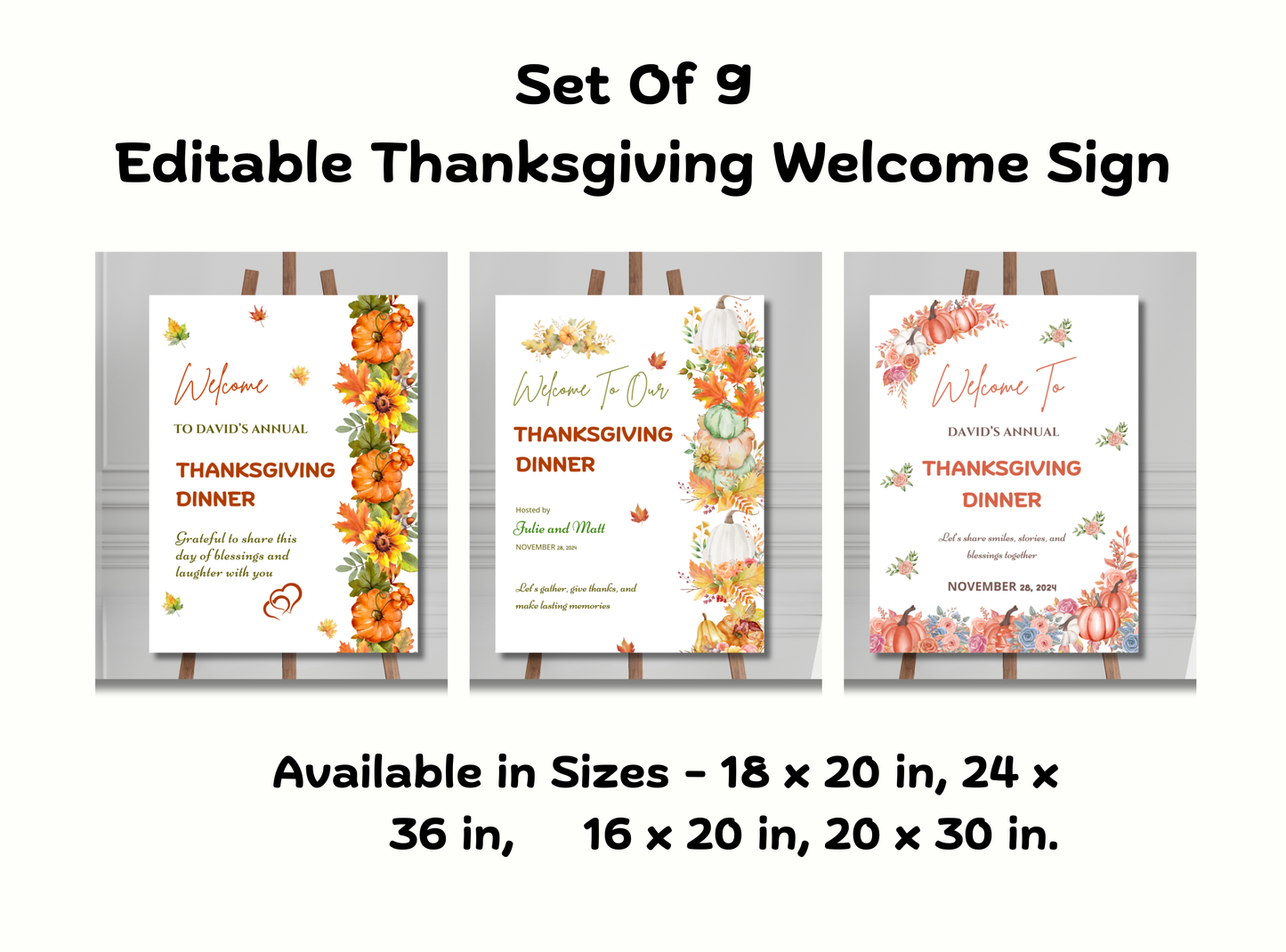 Thanksgiving Super Saver Bundle – Ultimate Editable Holiday Collection