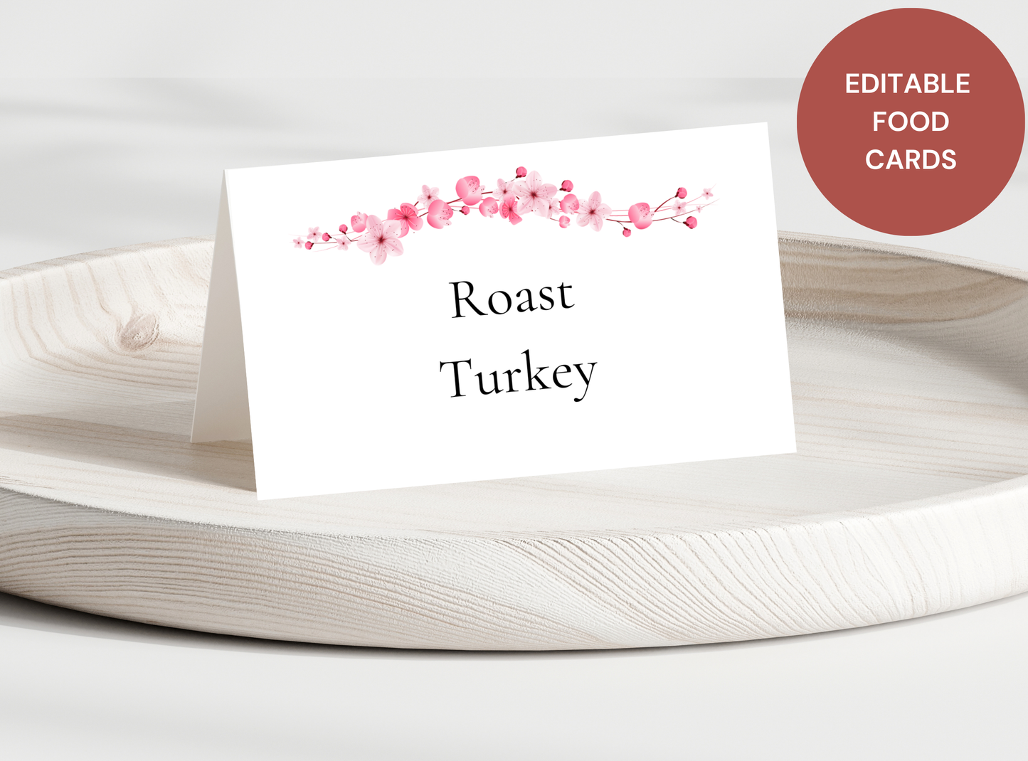 15 Editable Thanksgiving Food Cards Template - Customizable Canva Design