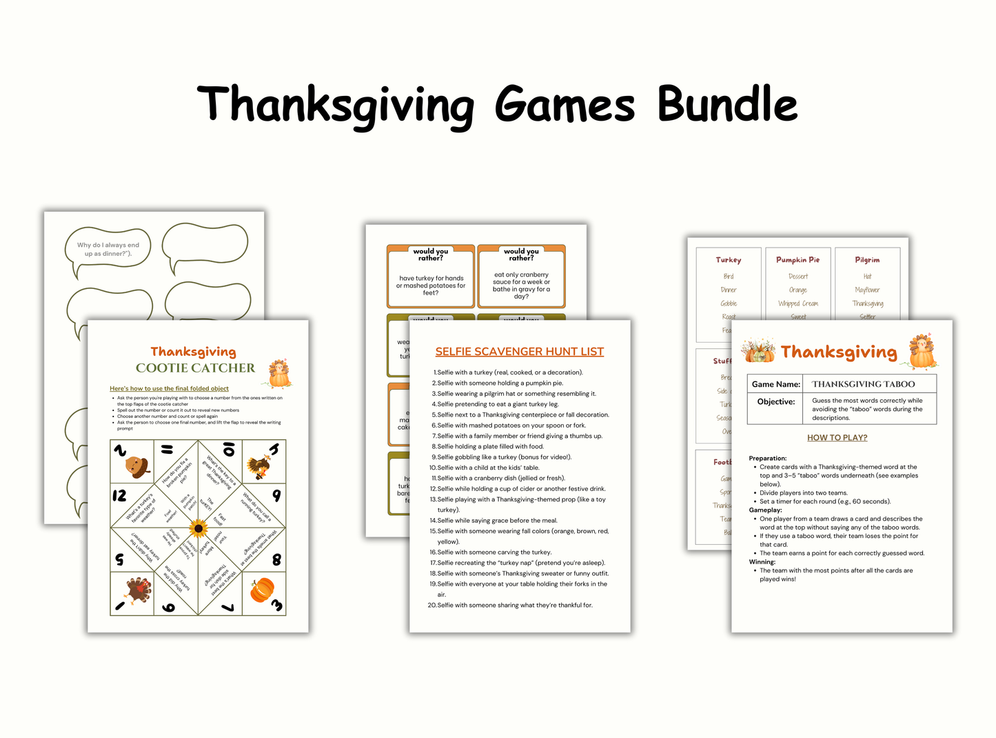 Thanksgiving Super Saver Bundle – Ultimate Editable Holiday Collection