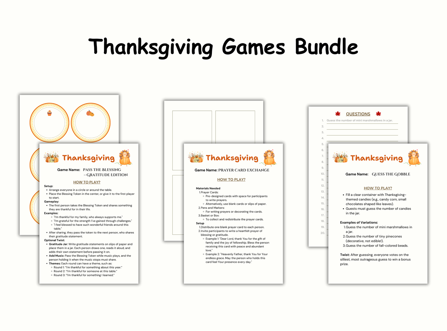 Thanksgiving Super Saver Bundle – Ultimate Editable Holiday Collection