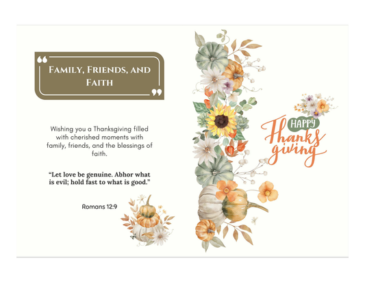 19 Printable Thanksgiving Greeting Cards | Holiday Cards for Thanksgiving