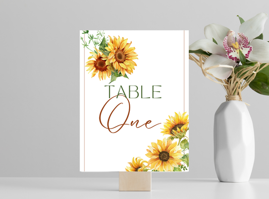 14 Editable Thanksgiving Table Numbers Template | Customizable Canva Design