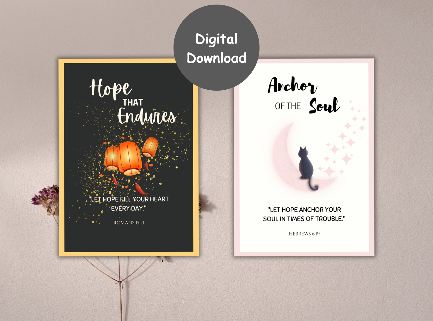 Set of 100 printable Christian postcards featuring inspiring Bible verses and beautiful designs, perfect for sending encouragement or gifts.