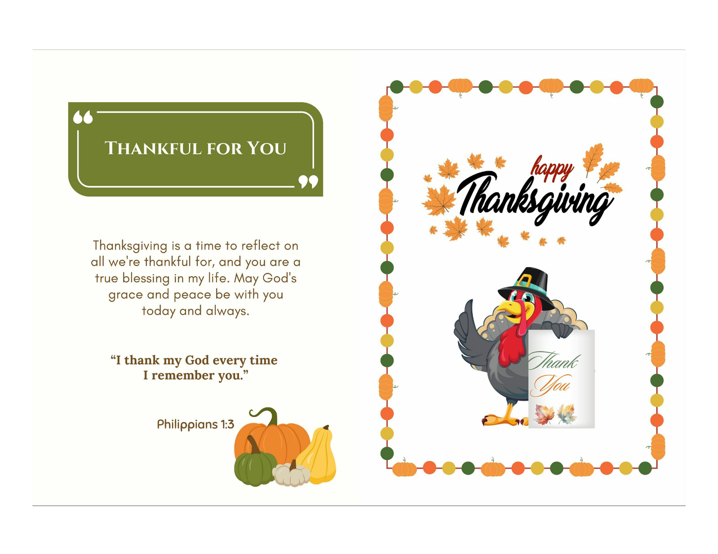 19 Printable Thanksgiving Greeting Cards | Holiday Cards for Thanksgiving