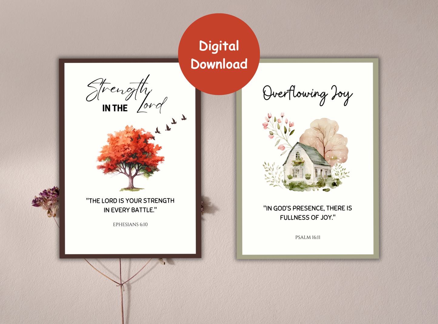 Set of 100 printable Christian postcards featuring inspiring Bible verses and beautiful designs, perfect for sending encouragement or gifts.