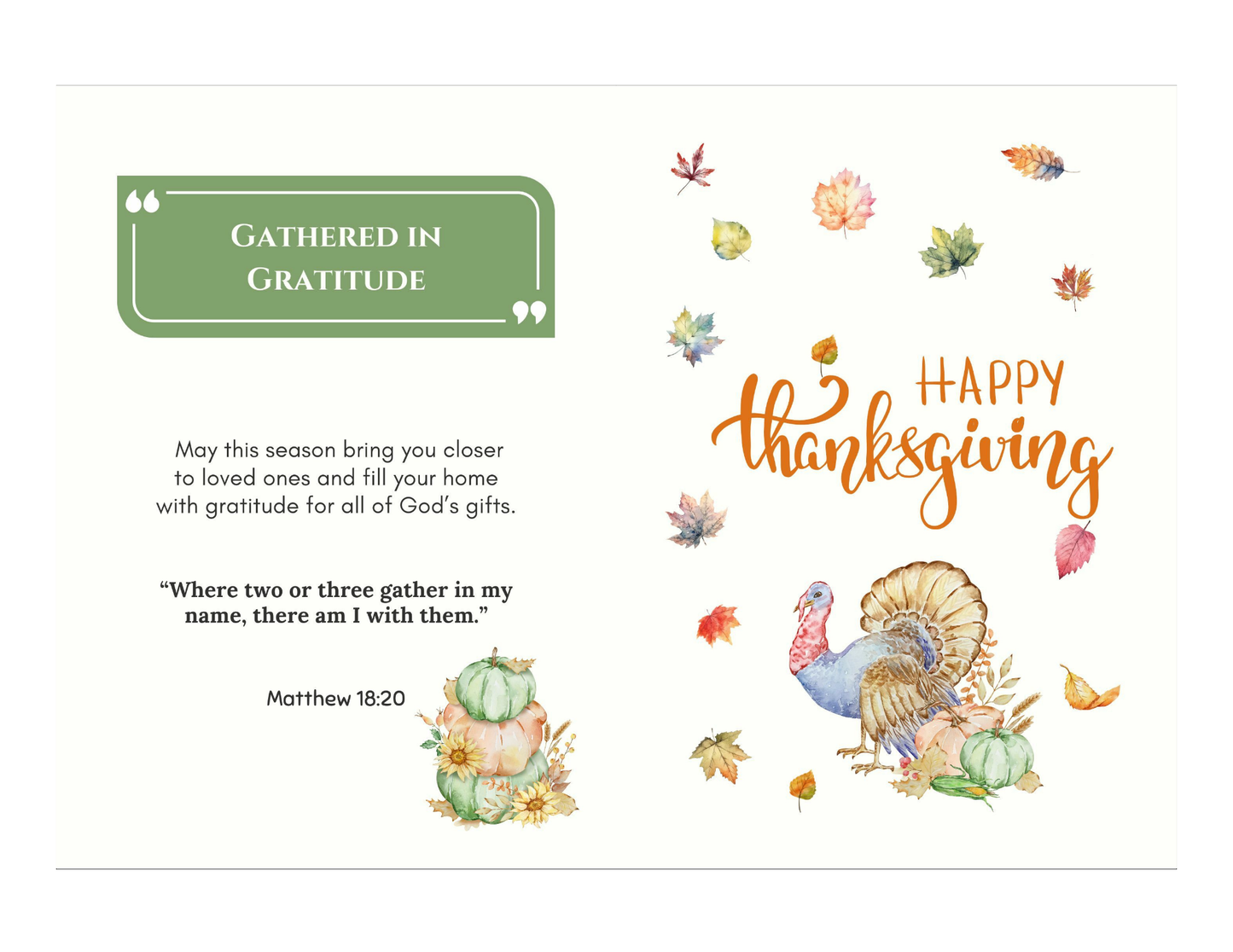 19 Printable Thanksgiving Greeting Cards | Holiday Cards for Thanksgiving