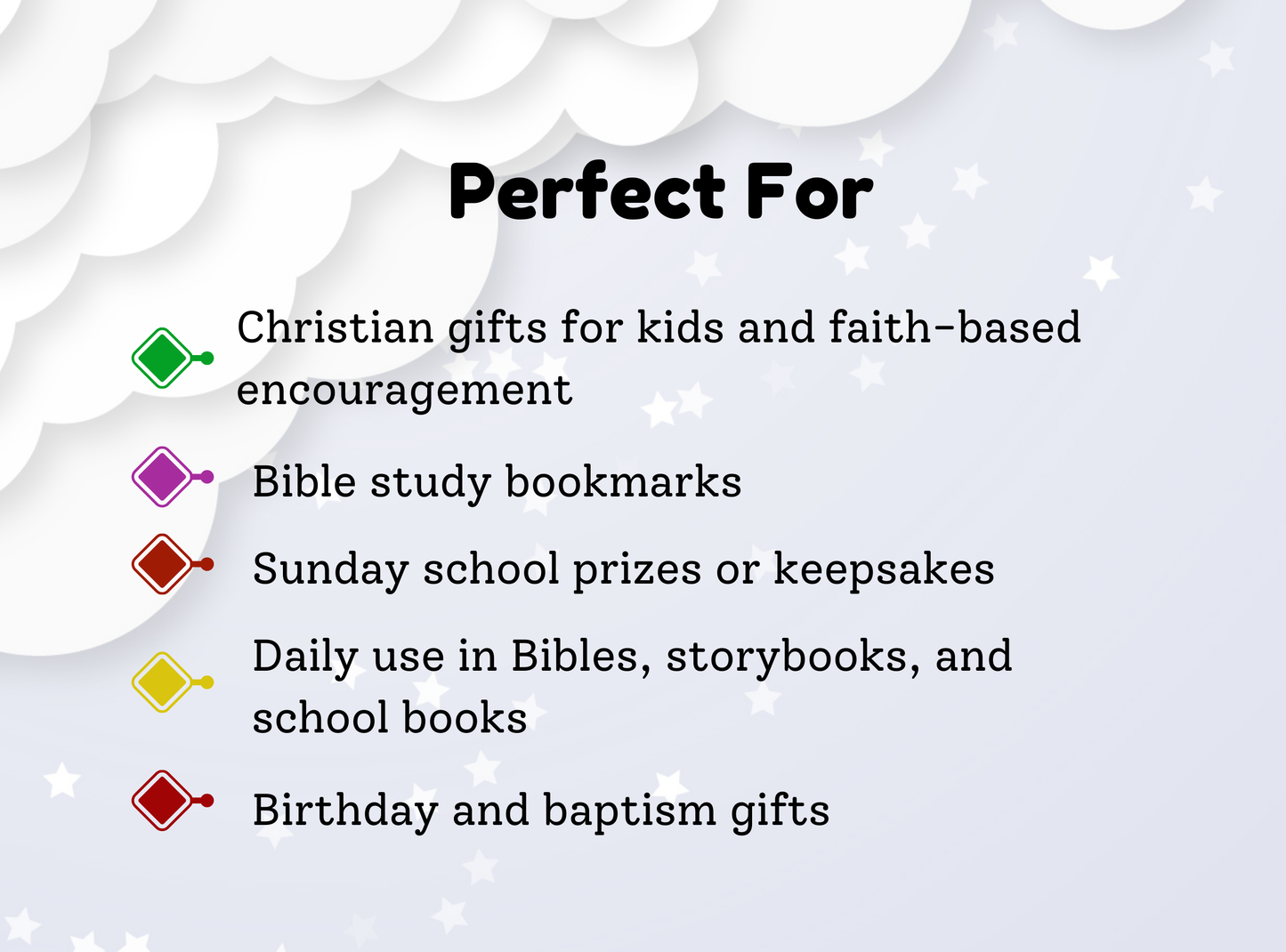 30 Christian custom name bookmarks for kids, featuring playful designs and Bible verses, a great way to encourage young readers.