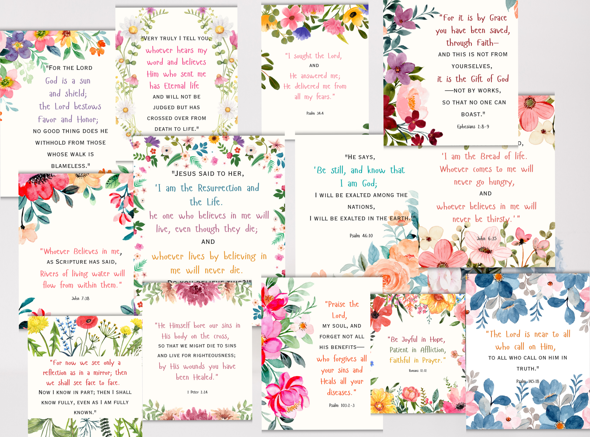 300+ printable scripture promise cards, featuring God’s promises from the Bible, perfect for daily reminders of faith.