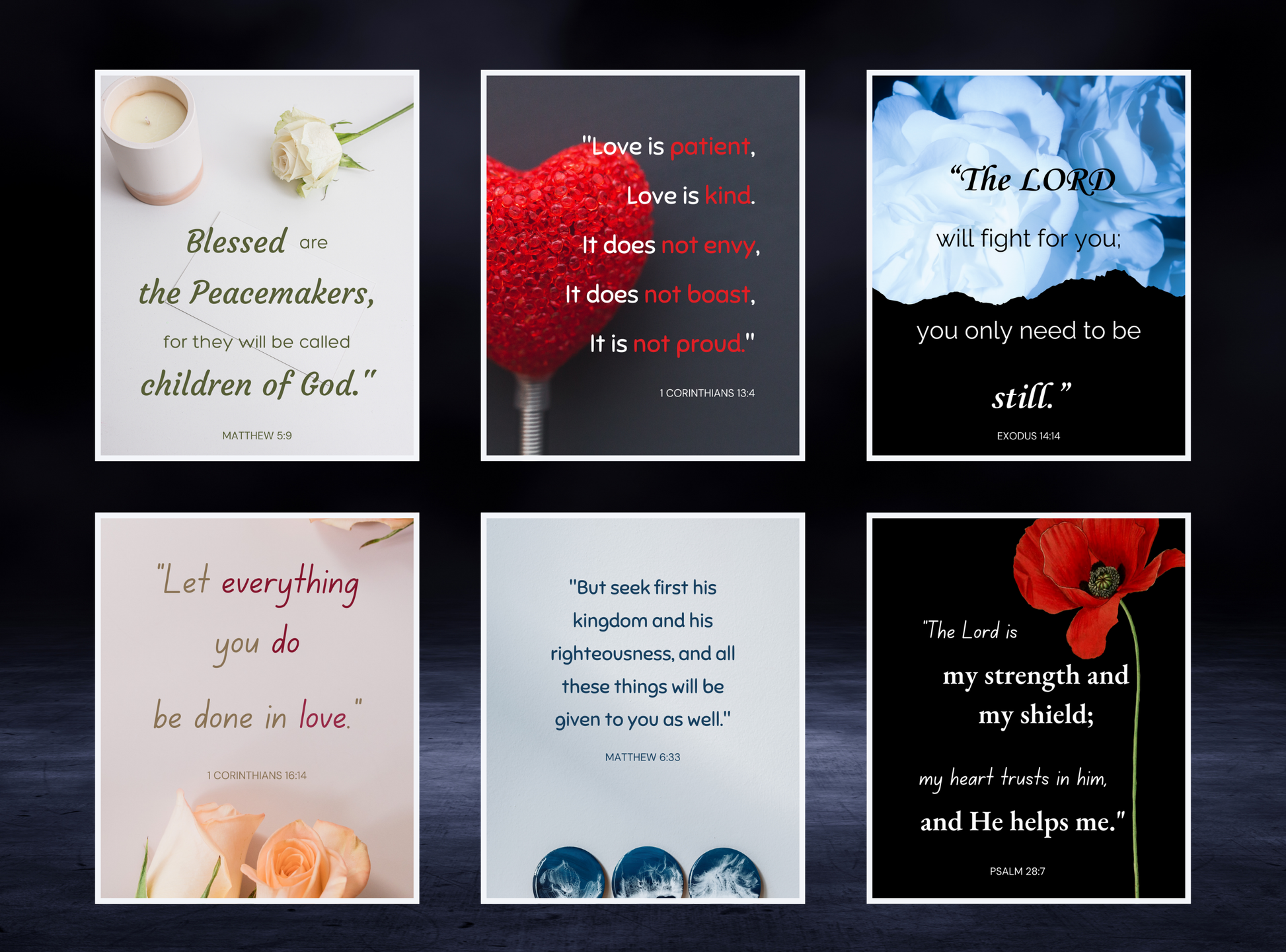 Set of 77 Bible verse printable wall art designs for home or office decor, featuring uplifting Christian quotes and scripture verses