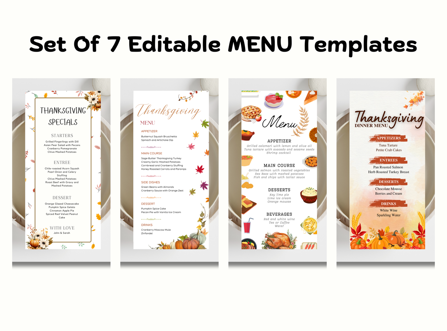 Thanksgiving Super Saver Bundle – Ultimate Editable Holiday Collection